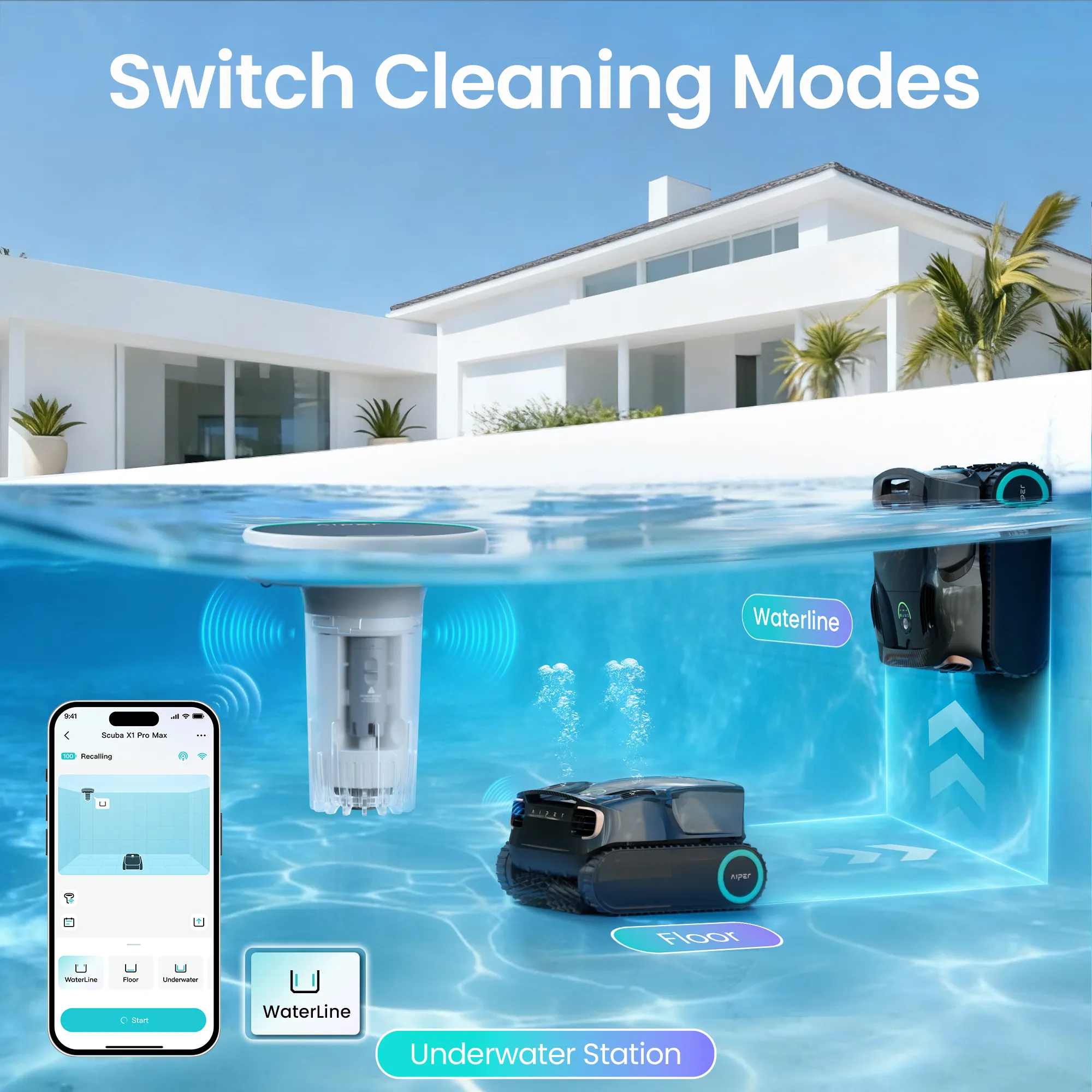 Aiper HydroComm Pure - Underwater Communication for Pool Cleaners Aiper HydroComm Pure - Underwater Communication for Pool Cleaners